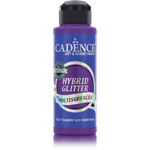 Cadence - Hybride acrylverf Glitter - Purple - 120 ml  (HSG-034)
