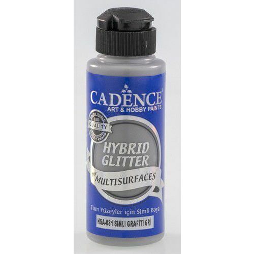 Cadence Hybride acrylverf Glitter Goud - Graffity Gray 0081 - 120 ml  (301205/0081)