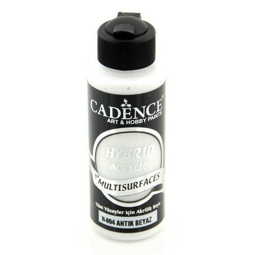 Cadence Hybride acrylverf (semi mat) Antiek wit 0004 120 ml (301200/0004)