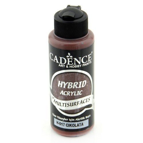 Cadence Hybride acrylverf (semi mat) Chocolade 0017 120 ml (301200/0017)