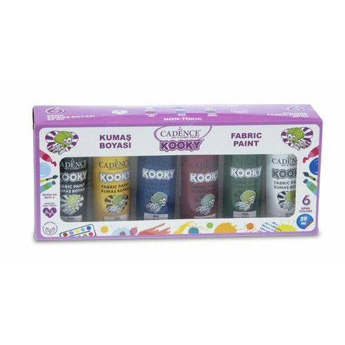 Cadence Kooky Textielverf Set 59 ML 6 st 11 027 SET1 0059 6x59ML (301212/0516)
