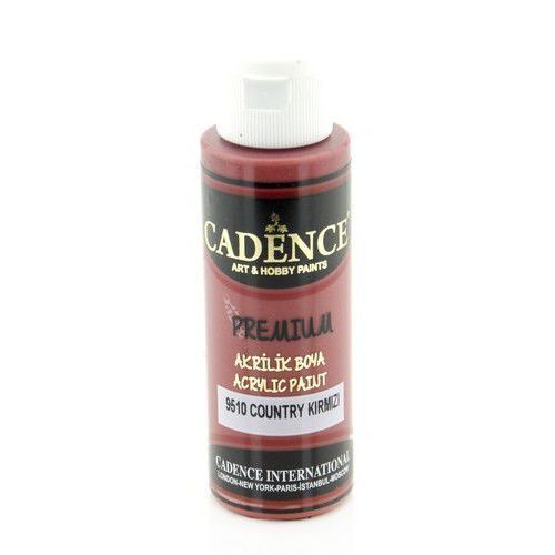 Cadence Premium acrylverf (semi mat) Country red 9510 70ml (301210/9510)