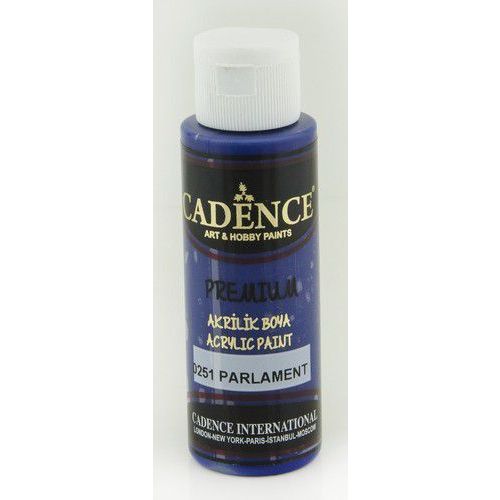 Cadence Premium acrylverf (semi mat) Donker Violet - Parliament 0251 70ml (301210/0251)