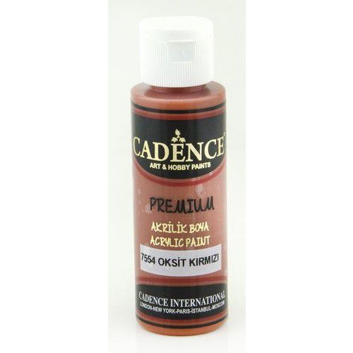 Cadence - Premium acrylverf - Oxide rood - 70ml (7554)