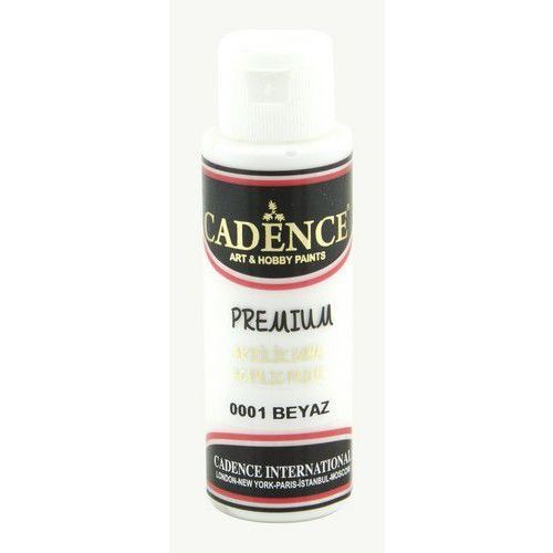 Cadence Premium acrylverf (semi mat) Wit 0001 70 ml (301210/0001)