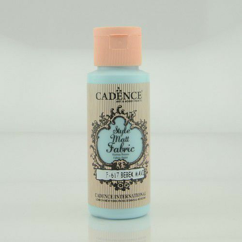 Cadence Style matt - textiel verf - Babyblauw - 59ml - F617