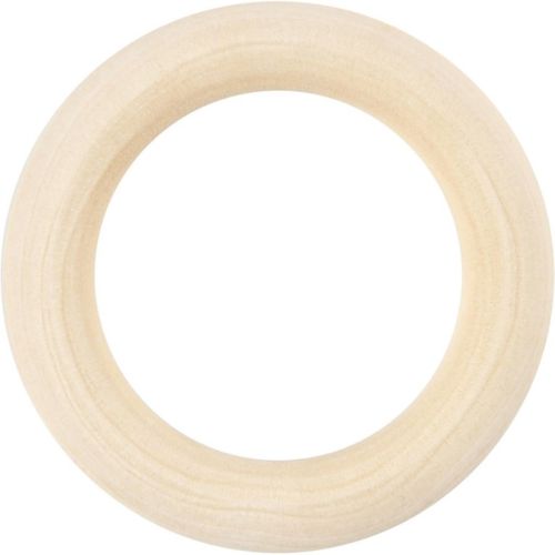 CC Ring hout 55 mm 6 stuks (56499)