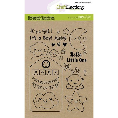 CraftEmotions clearstamps A6 - Baby (Eng) Provoke*