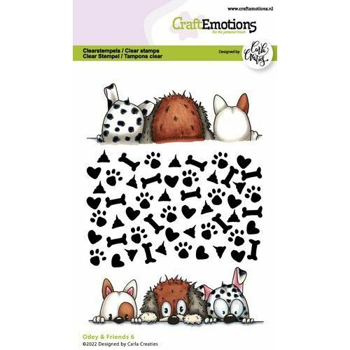 CraftEmotions clearstamps A6 - Odey & Friends 6 Carla Creaties (130501/1542) (AFGEPRIJSD)