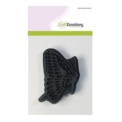 CraftEmotions Foam stamp vlinder naar rechts 65mm x 85mm (130600/0108) (AFGEPRIJSD)