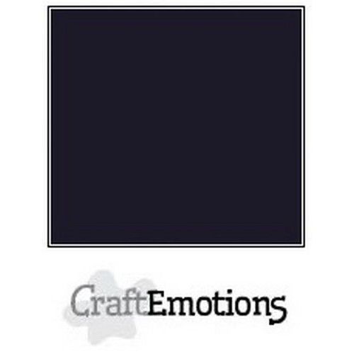 CraftEmotions karton glad 10 vel zwart 27x13,5cm 250gr (000236/1350)