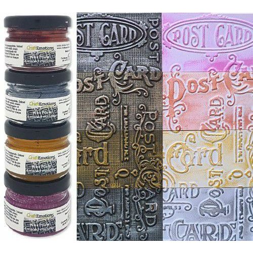 CraftEmotions Wax Paste Colored metallic 2 4x20 ml /2620 /2650 /2920 /2990 (10-20)*