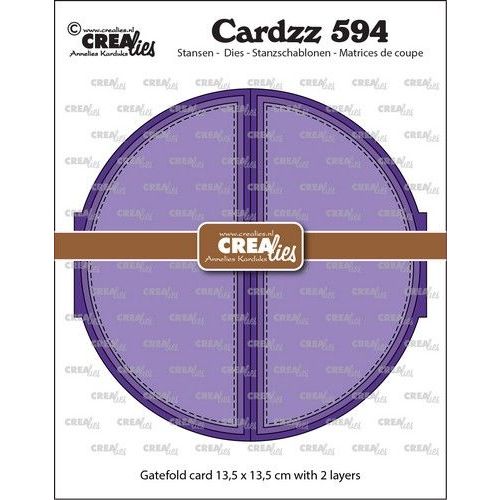 Crealies Cardzz Gatefold cirkel kaart CLCZ594 max. 13,5 x 13,5 cm (115634/5594) *