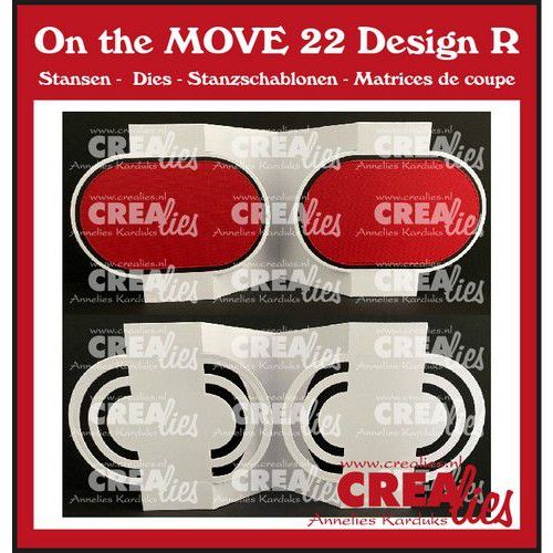 Crealies On the MOVE Design R cirkels CLMOVE22 10x13,5cm (115634/4822) *