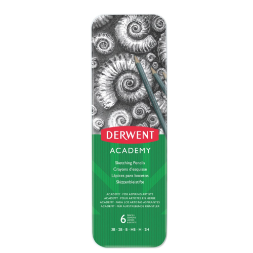 Derwent - Academy Sketching Set van 6 Potloden (DAC2301945) *