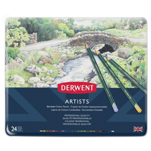 Derwent Artists Kleurpotloden set 24 Stuk (DAP32093) *