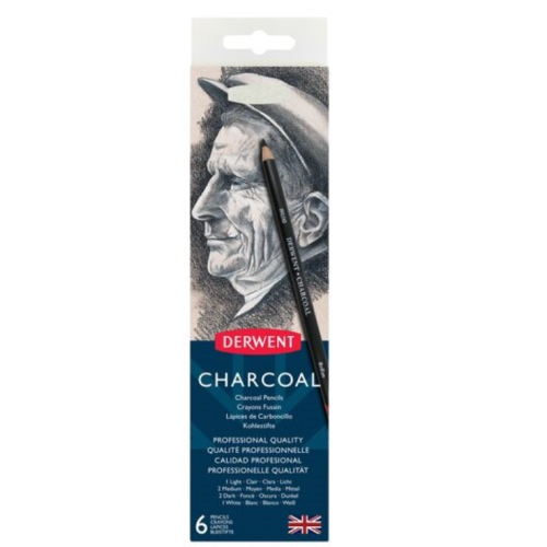 Derwent Houtskoolpotloden Set 6 stuks (DCH0700838) *