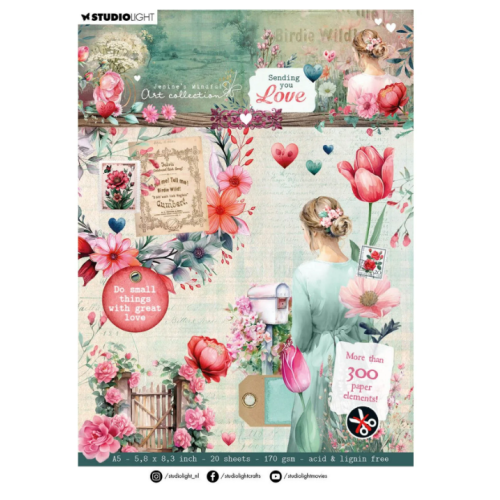 Sending You Love Paper Elements Paper Pad (JMA-SYL-DCPP287) *