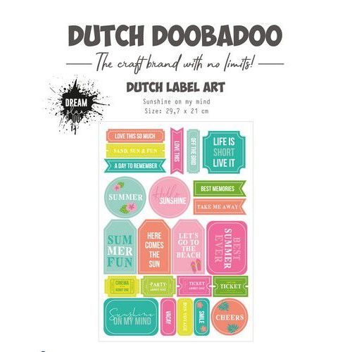 Dutch Doobadoo Stansvel A4 Sunshine on my mind 474.007.017*
