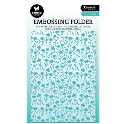 Studio Light • Essentials Embossing folders Wild flowers (SL-ES-EMB28) *