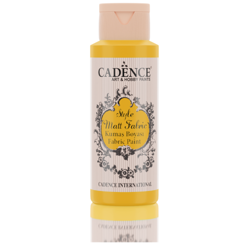 Cadence Style matt - textiel verf - Yellow/Geel - 59ml - F605