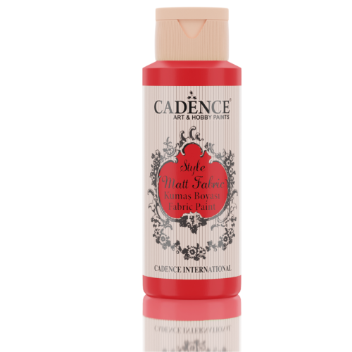 Cadence Style matt textiel verf Aardbei/Strawberry 59ml F609