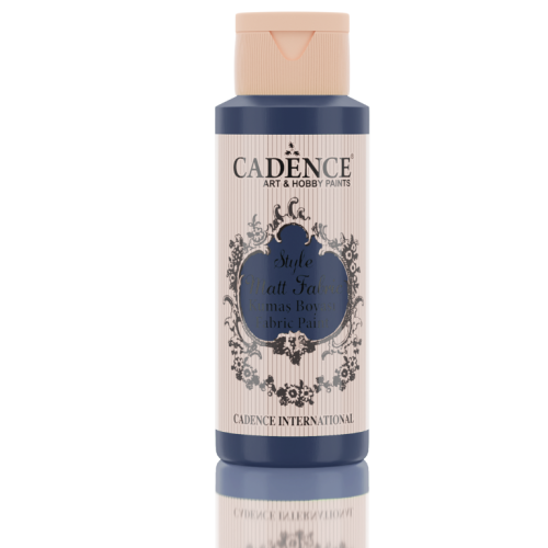 Cadence Style matt - textiel verf - Donker Blauw/Dark Blue - 59ml - F643