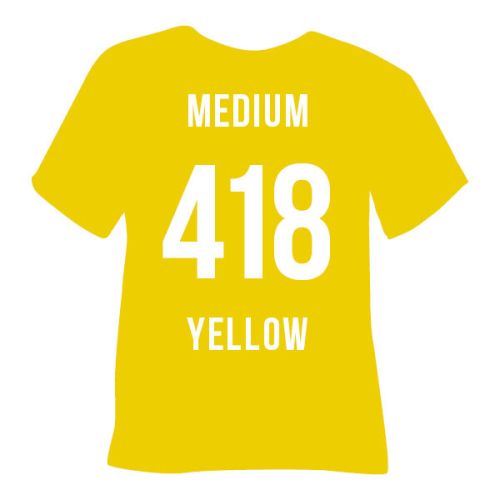 POLI-FLEX PREMIUM Flexfolie 30cm Breed Medium-Yellow (418)