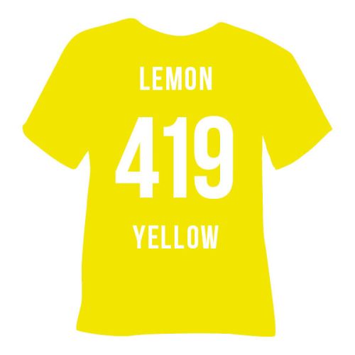 POLI-FLEX PREMIUM Flexfolie 30cm Breed Lemon-Yellow (419)