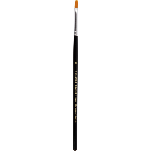 Gold Line Acryl Penseel Plat 4