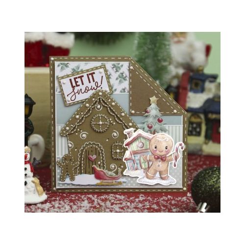 3D Push-Out - Yvonne Creations - Christmas Scenery - Gingerbread