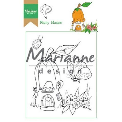 Marianne D Clear Stamp Hetty`s Fairy house HT1641 15,5 x 10,5 cm*