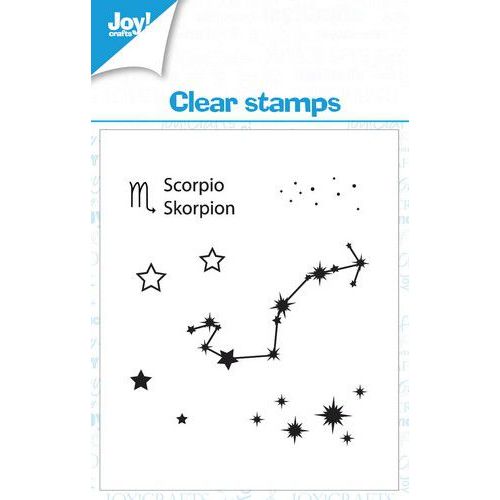 Joy! Crafts Clearstamp 7x7 cm - Scorpio - Schorpioen KreativDsein Design (006410/0562)*