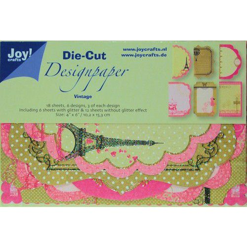 Joy! Crafts Die Cut Design Paper (18vel) Vintage*