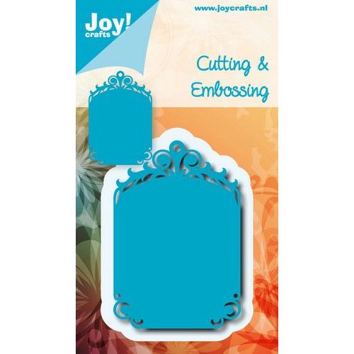 Joy! Crafts Snij- embos stencil - Tag blauwe mal 50x74,5 mm*