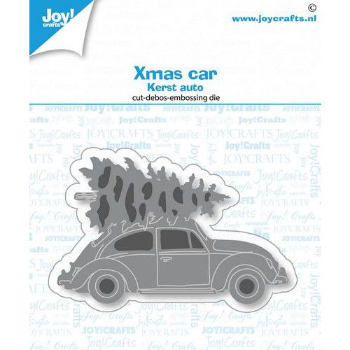 Joy! Crafts Stansmal - Auto met kerstboom 1 80x 50 mm*