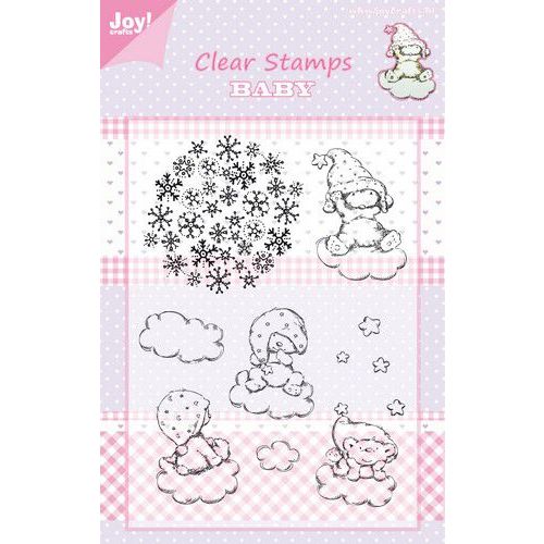 Joy! Crafts Stempel (100x150mm) Baby - beertjes op wolk (006410/0320)*