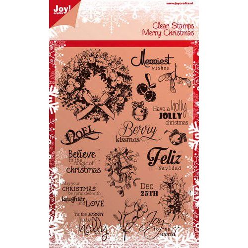 Joy! Crafts Stempel - tekst Kerst ENG (006410/0114)*