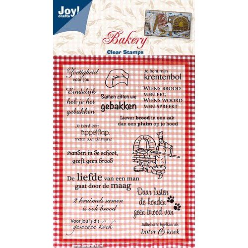 Joy! Crafts Stempel thema Bakkerij - Zoetigheid voor jou 105x148mm(006410/0086) *
