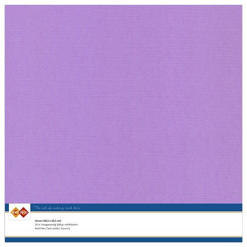 Linnenkarton - Card Deco - Scrap - Lilac - (LKK-SC17)