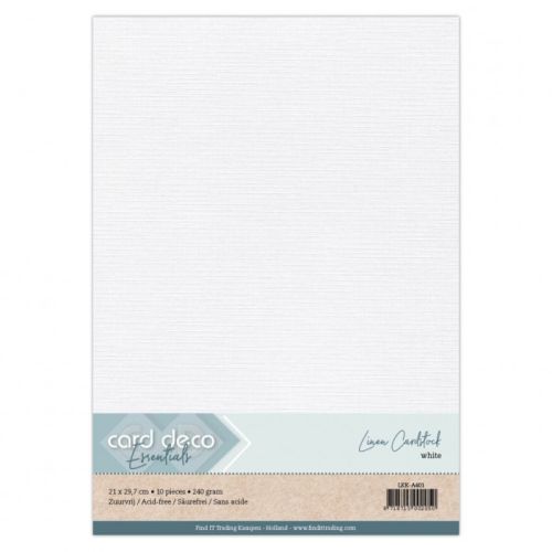 Linnenkarton Card-Deco - A4 - Wit - (LKK-A401)