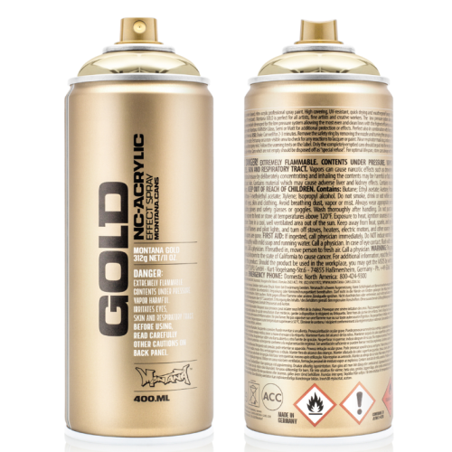 Montana Gold Spuitbus 400 ml Gold Chrome (M3000) *