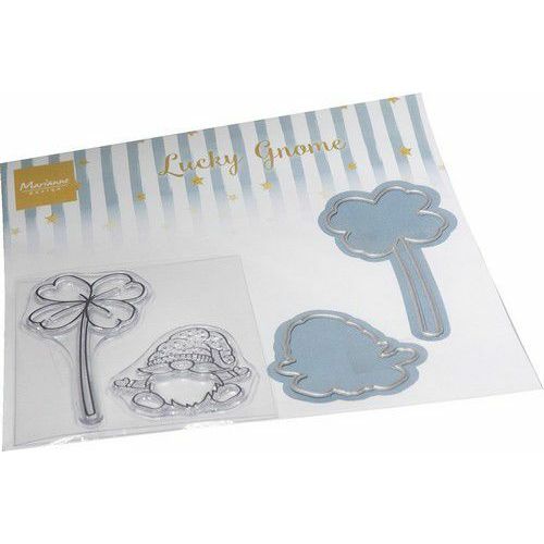 Marianne D Clear Stamp & die set - Lucky Gnome 150x150mm CS1127*