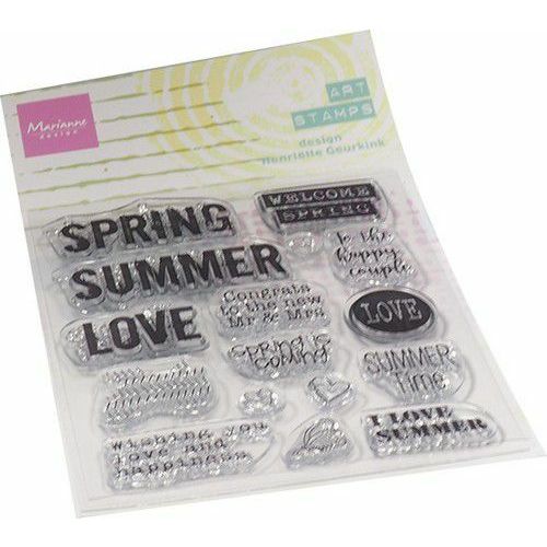 Marianne D Clear Stamps Art stamps - Summertime (ENG) MM1639 95x160mm*