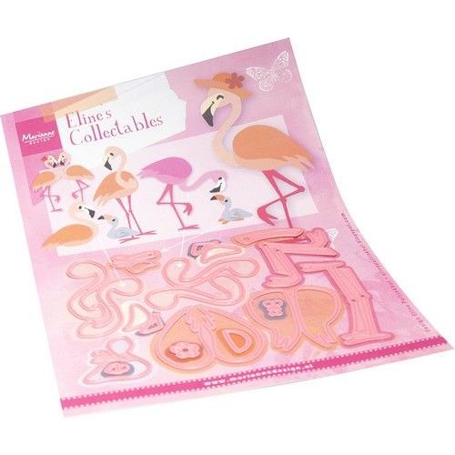 Marianne D Collectable Eline‘s Flamingo family COL1549 120x88mm *