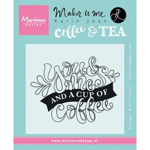 Marianne D Stempel Quote - You & Me and a cup of coffee (EN) 9,0x11,0cm (KJ1709)*