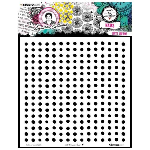 Studio Light • Signature Collection Mask Stencil Dotty Dreams (ABM-SI-MASK208) *