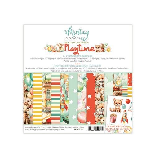 Mintay 6 x 6 Paper Pad - Playtime MT-PTM-08 (117052/0108) *