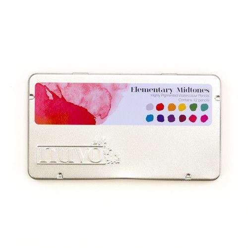 Nuvo watercolour potloden - Elementary Midtones 523N (01-20)