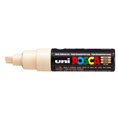 Uni Posca Verfmarker - lijndikte: 8mm - Beige (45) *
